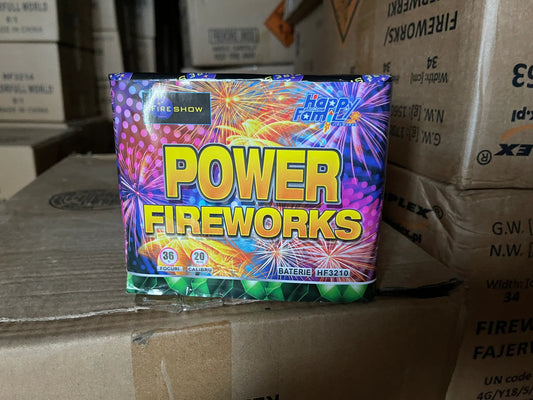 Baterie de Artificii 36 focuri calibrul 20mm Fireshow HF3210